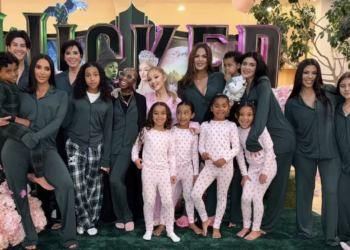 Kim Kardashian Links Up with Ariana Grande and Wicked Co-Star Cynthia Erivo Ahead of Movie Release